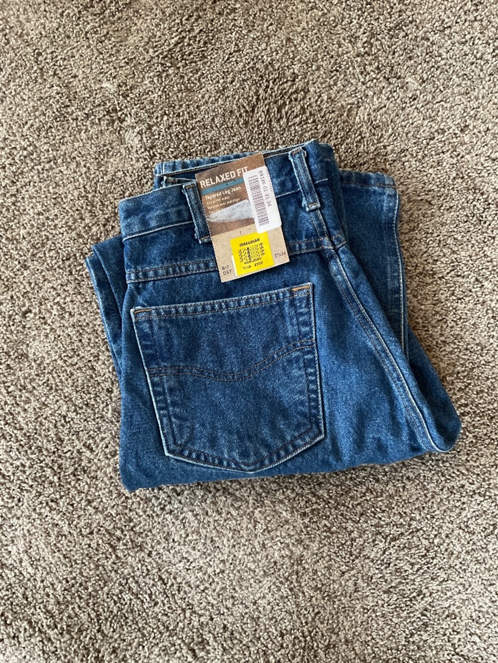 NWT Carhartt B17 Relaxed Fit Tapered Leg Jean 31x34